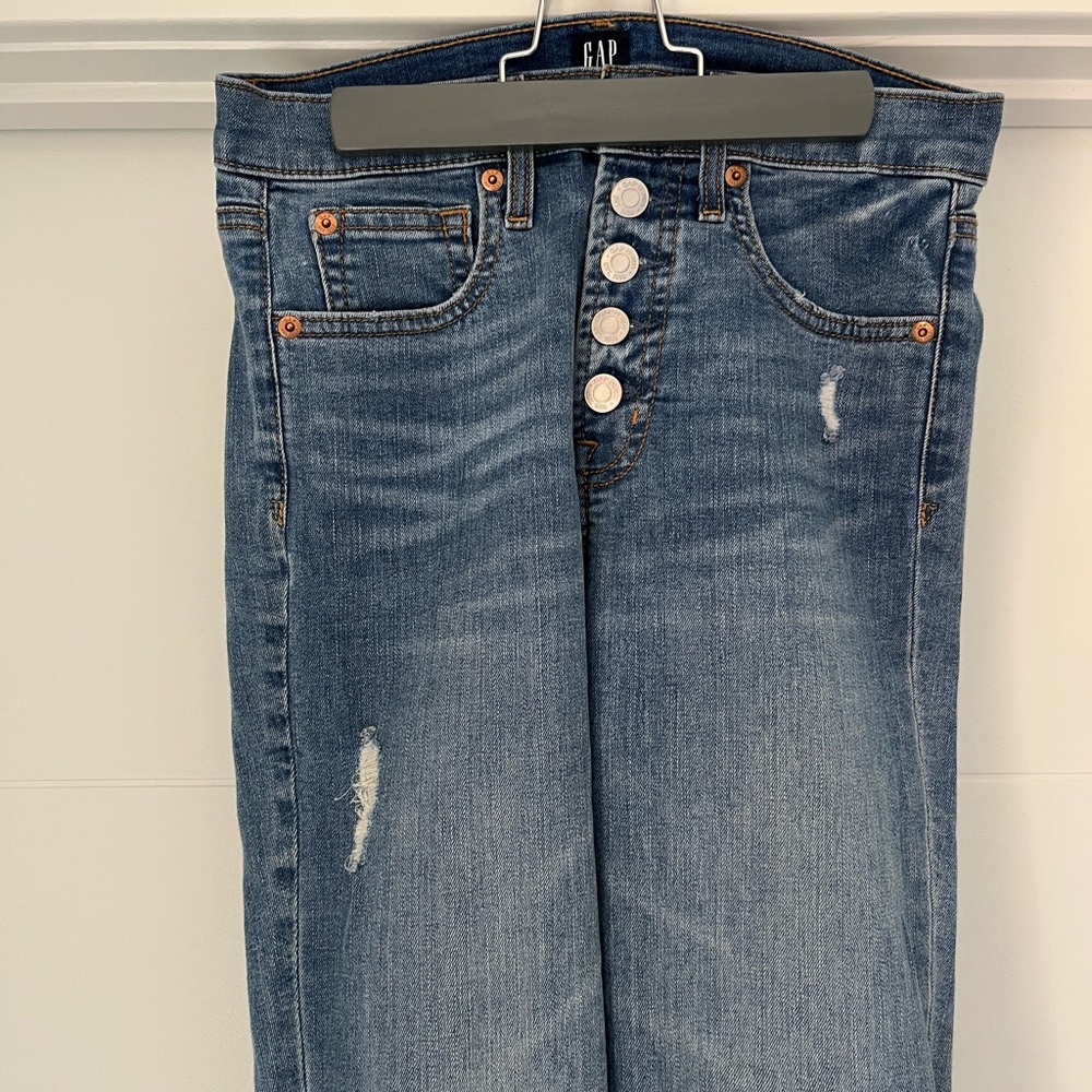 GAP, true skinny, skinny jean, size 26, women’s, button fly